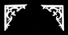 LT1022 - 1/2 Scale: Porch Trim, 2/Pk