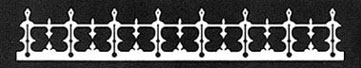 LT122 - Roof Trim, 7-1/2 Inch Long