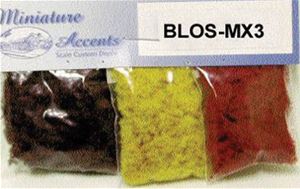 MBBLOSMX3 - Blossoms, 3Pack of Red/Marigold/Burgundy