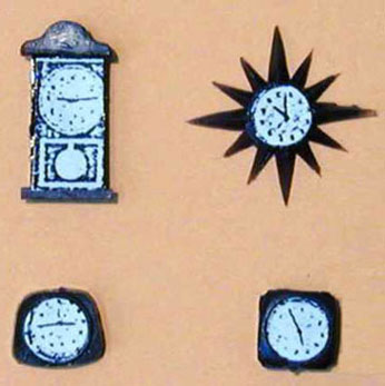 MBCLK-A - Clocks, Assorted, 1:48/1:100 4Pc