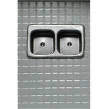 MBDKS24SS - .Double Kitchen Sink, Silver, 1:24 Scale