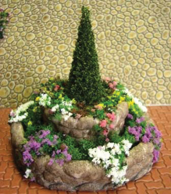 MBKITGDF24 - Kit - Garden Base with Landscaping, 3.5 Inches Diameter