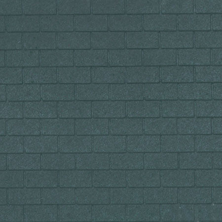 MBMF112 - Pattern Sheet: 14 X 24 Inch Mf Shingle Green 1:12