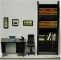 MBOFIC-48 - Office Furniture, 1:48, 7Pc