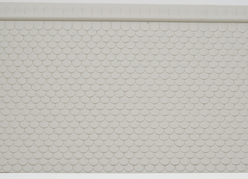MBRTI2CG - Pattern Sheet Pan Tile Roofing, Concrete Gray, 7x24 Inch , 1:24