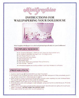 MG118 - Book: How To Wallpaper Your Dollhouse