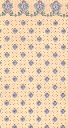 MG151D2 - Wallpaper, 3pc: Petite Heart, Peach