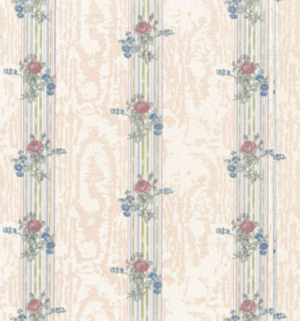 MG155D2 - Wallpaper, 3pc: Reflections, Cream (Rose)