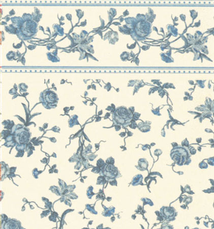 MG157D24 - .Wallpaper, 3pc: Raffina, Blue