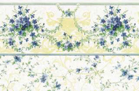 MG203D23 - Wallpaper, 3pc: Sonata (Blue)