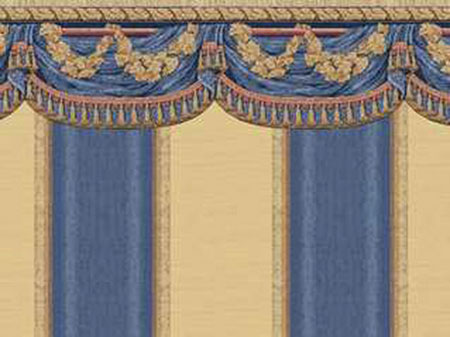 MG211D2 - Wallpaper, 3pc: Tara, Blue