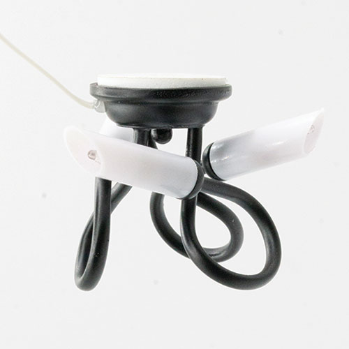 MH14050BK - 3 Light Modern Ceiling Light, Black, 12 Volt