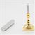 MH51045 - LED Battery Candlestick Table Lamp with Wand, Brass, CR1632 Battery Included, 3 Volt
