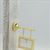 MH52116 - Discontinued: LED Battery Brass Lighted Address Sign with Wand, CR1632 Battery Included, 3 Volt