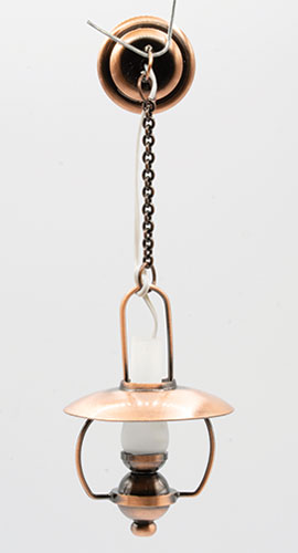 LED Battery Hanging Oil Light with Wand, Copper,  CR1632 Battery Included, 3 Volt