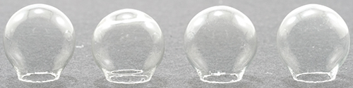 MH693 - Clear Glass Globes, 4/Pk