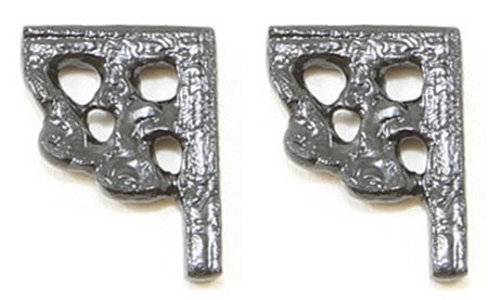 MUL102 - Discontinued: ..Small Brackets, Black, 2 Pieces