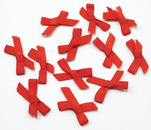 MUL4100 - Red Bow 12Pcs