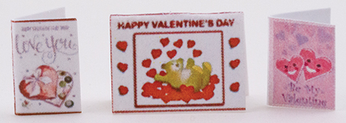 MUL4722 - Valentines Cards 3Pcs ( New Design)