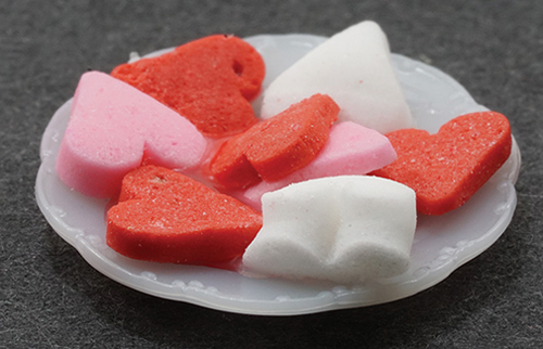 MUL5357A - Heart Cookies On Plate