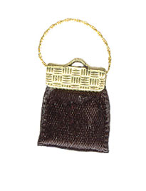 MUL5393B - Discontinued: Clutch Purse Black Satin