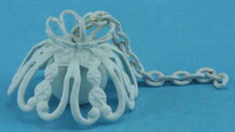 MUL5490 - Discontinued: 1/2 Scale Hanging Lamp/White