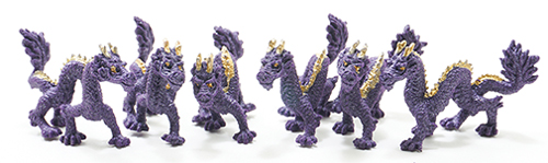 MUL6036 - Chinese Dragons, 6 Pieces
