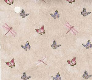 NC10114 - Prepasted Wallpaper, 3 Pieces: Lavender &amp; Pink Butterflies