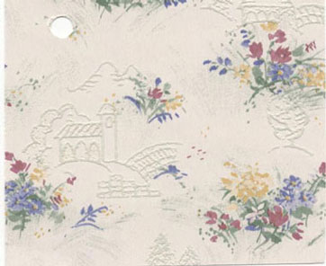 NC83830 - Prepasted Wallpaper, 3 Pieces: Embossed Green Landscape