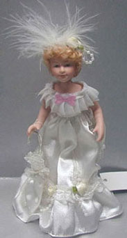 NCDL004 - Victorian Porcelain Lady-White