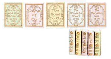 NCNI116 - Baum, L Frank-Wizard of Oz Books, 5pc