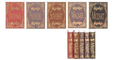 NCNI128 - Composers Books, 5pc