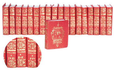 NCNI142 - Encyclopedias - Gold Foil Books, 20pc