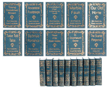 NCNI149 - Hawthorne, Nathaniel Books, 10pc