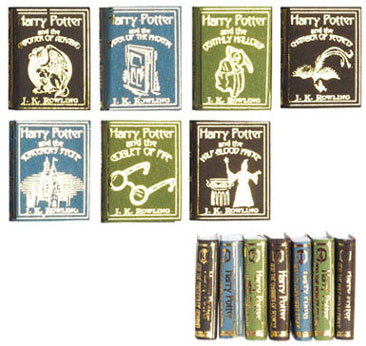 NCNI181 - JKR, HP - Foil Books, 7pc