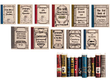 NCNI184 - Antique Schoolbooks, 11pc