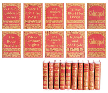 NCNI190 - Stevenson, Robert Louis Books, 10pc