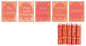 NCNI195 - Tolstoy, Leo Books, 5pc