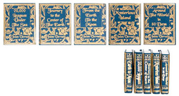 NCNI197 - Verne, Jules Books, 5pc