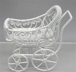 NCTLF205 - White Baby Buggy