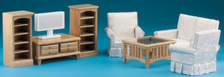 NCTLF222 - Oak Living Room, 8pc