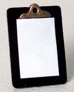 NCRA0402 - Clipboard with Paper 1In Height
