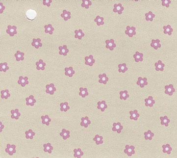 NC11705 - Prepasted Wallpaper, 3 Pieces: Tiny Mauve Flwrs On Beige