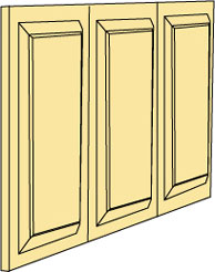 Dpb32-3 Wainscot Panel, 3/Sht