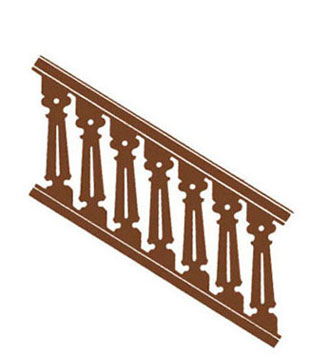 NE1207 - Pbl-3S Porch Baluster, Assem. 2/Pk