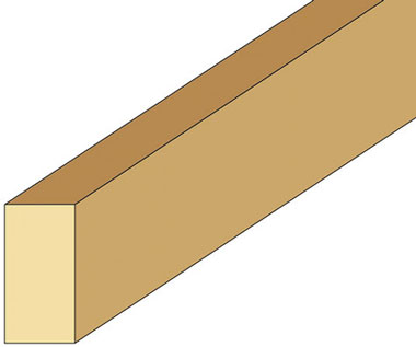 NE289 - Stripwood: 1/4 X 1/2