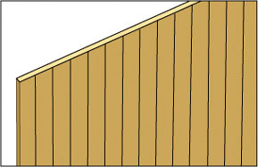 NE373 - Random Scribed Sheathing, 1/16