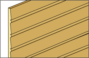 NE387 - Cle-12 3/8 Beaded Clapboard