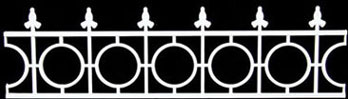 NWC211 - Widows Walk Fence 1-3/4 In White Plastic, 144