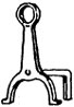 OLDB100 - New England Andirons Pair